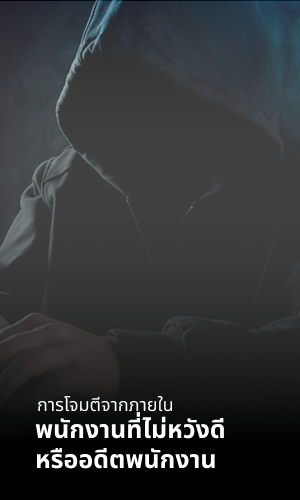 การโจมตีจากภายใน (Insider Threats) การโจมตีจากภายใน (Insider Threats)