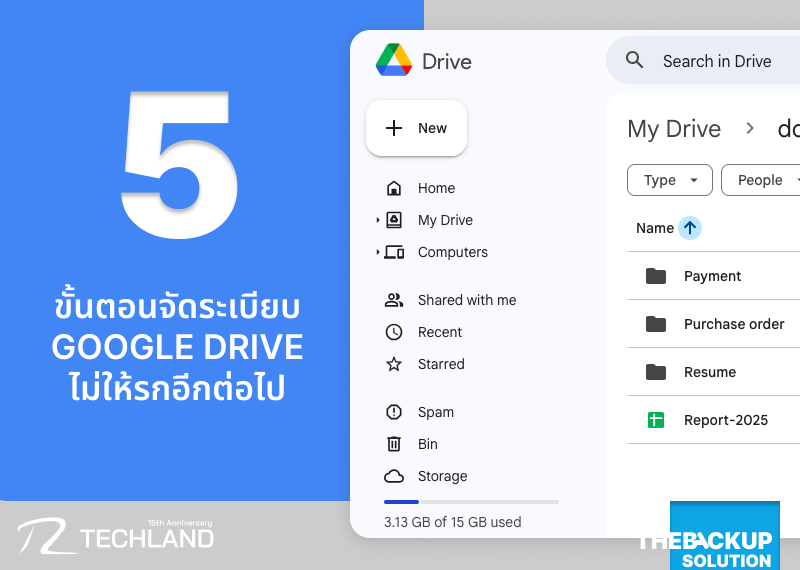 สูตรสำเร็จ 5 ขั้นตอนจัดระเบียบ Google Drive ไม่ให้รกอีกต่อไป