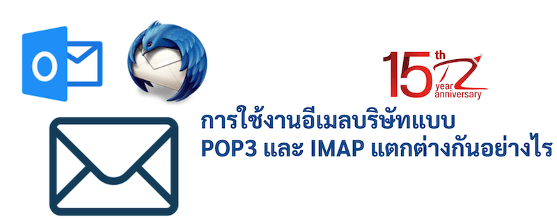 ภาพประกอบหัวข้อการใช้งานอีเมลบริษัทแบบPOP3 และ IMAP แตกต่างกันอย่างไร (What is the difference between POP3 and IMAP corporate email applications?)