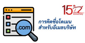 ภาพประกอบหัวข้อการคิดชื่อโดเมน สำหรับอีเมลบริษัท (domain name idea for company email)