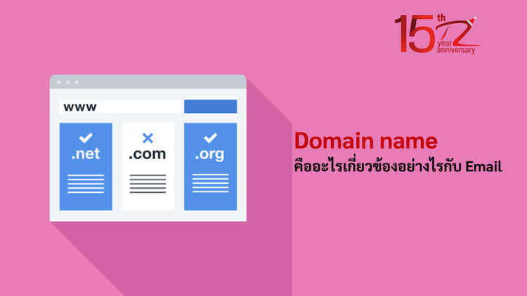 Domain name คืออะไรเกี่ยวข้องอย่างไรกับ Email